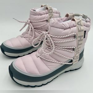 The North Face Thermoball Lace Up Waterproof Womens Size 8 Pink
